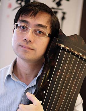Our guqin teacher - dr Hoh Chung Shih
