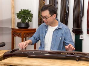 Our guqin teacher - Khoo Kiak En